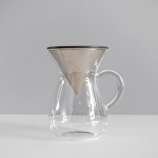 KINTO SCS COFFEE CARAFE SET4 CUPS STAINLESS