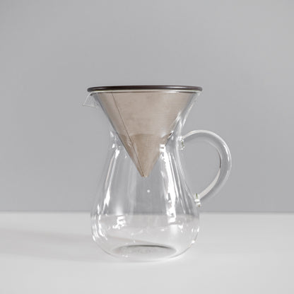 KINTO SCS COFFEE CARAFE SET4 CUPS STAINLESS